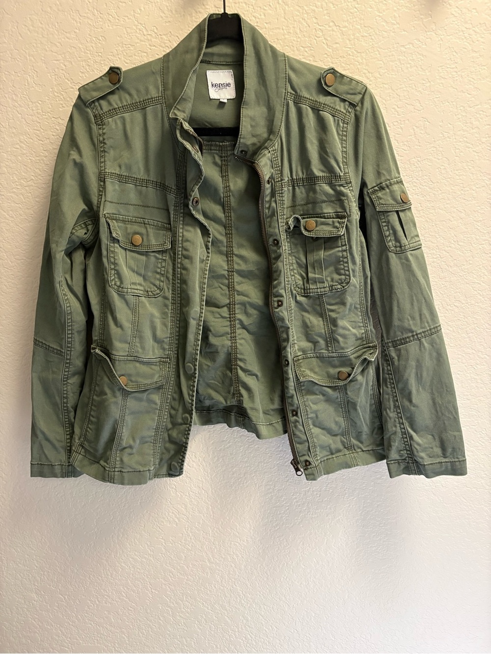 Kensie Olive Green Utility Jacket